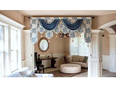 Элитные шторы фото в интерьере пример 3182