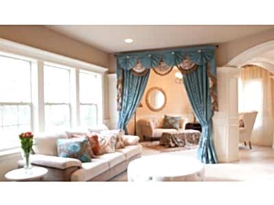 Элитные шторы фото в интерьере пример 3184