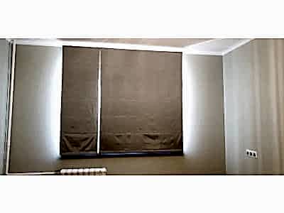 Римские шторы блэкаут фото в интерьере пример 2258