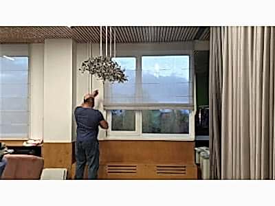 Римские шторы фото в интерьере пример 2556