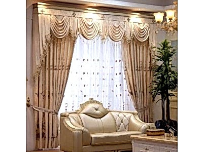 Элитные шторы фото в интерьере пример 3179