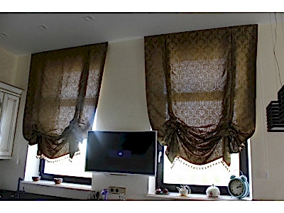 Английские лондонские шторы фото в интерьере пример 262