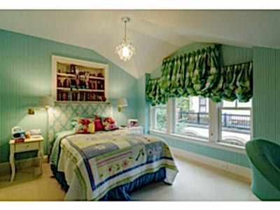 Австрийские шторы в детской комнате фото в интерьере пример 260