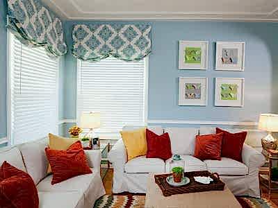 Английские лондонские шторы фото в интерьере пример 231