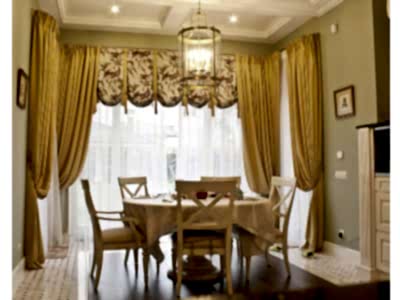 Австрийские шторы в коттедже фото в интерьере пример 369