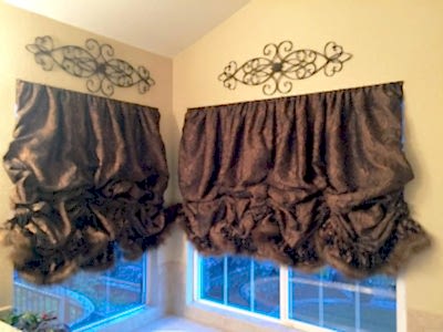 Австрийские шторы в коттедже фото в интерьере пример 344