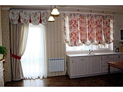 Английские лондонские шторы фото в интерьере пример 334