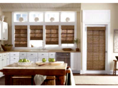 Бамбуковые шторы в коттедже фото в интерьере пример 1771