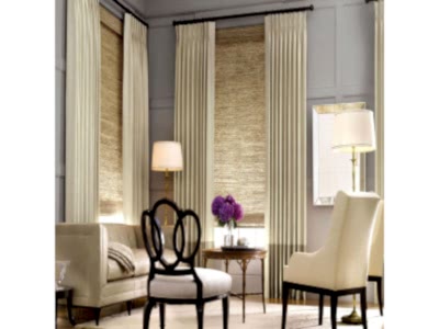 Бамбуковые шторы в коттедже фото в интерьере пример 1682