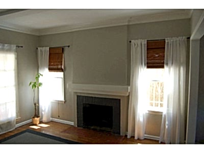 Бамбуковые шторы в коттедже фото в интерьере пример 1748