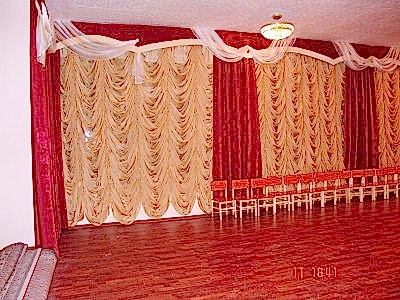 Французские шторы фото в интерьере пример 1934