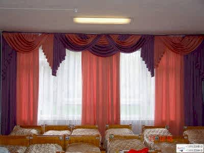 Шторы для детского сада фото в интерьере пример 1937