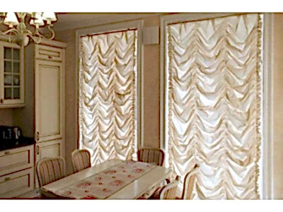 Французские шторы фото в интерьере пример 861