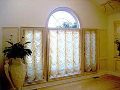 Французские шторы фото в интерьере пример 858