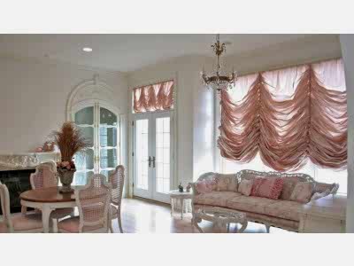 Французские шторы в гостиной фото в интерьере пример 848