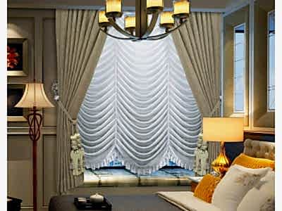 Французские шторы в гостиной фото в интерьере пример 826