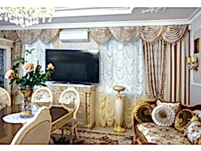 Французские шторы в гостиной фото в интерьере пример 784