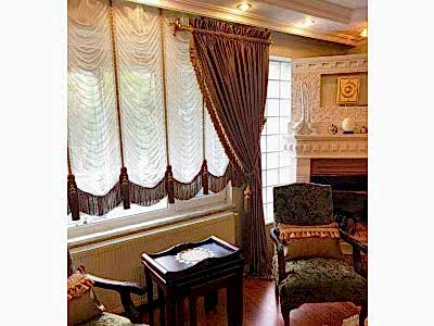 Французские шторы в гостиной фото в интерьере пример 776