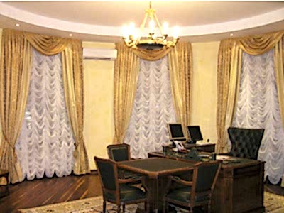 Шторы для офиса фото в интерьере пример 774