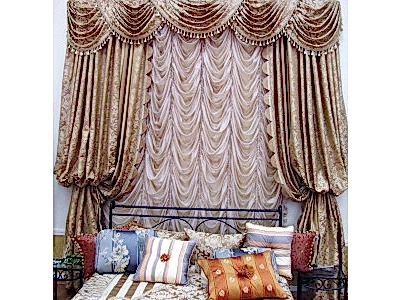 Классические шторы фото в интерьере пример 743