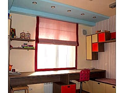 Римские шторы фото в интерьере пример 2090