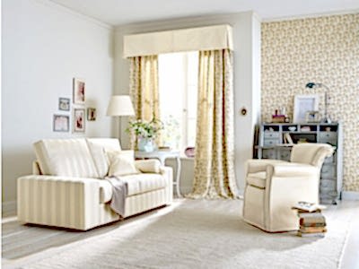 Классические шторы в гостиной фото в интерьере пример 704