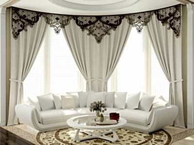 Классические шторы в гостиной фото в интерьере пример 672