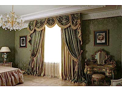Классические шторы фото в интерьере пример 671