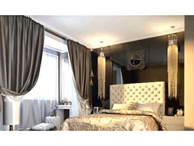 Классические шторы фото в интерьере пример 645