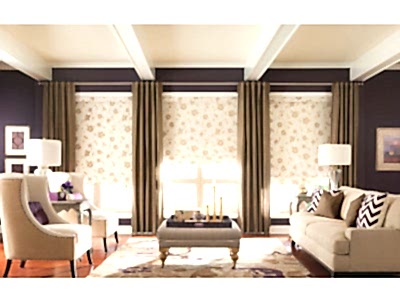 Рулонные шторы в гостиной фото в интерьере пример 627