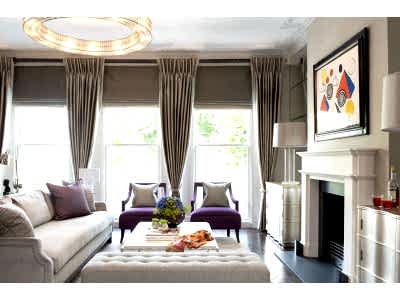 Классические шторы в гостиной фото в интерьере пример 621