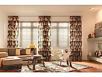 Классические шторы в гостиной фото в интерьере пример 618