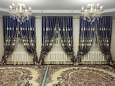 Классические шторы фото в интерьере пример 499