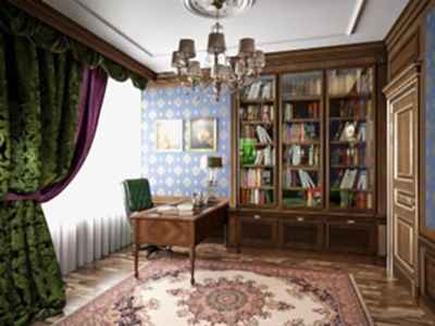 Классические шторы фото в интерьере пример 563