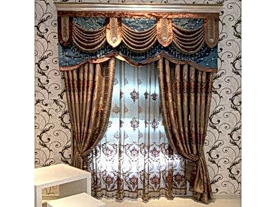 Классические шторы фото в интерьере пример 480