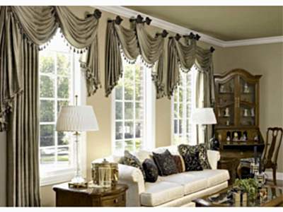 Классические шторы фото в интерьере пример 554