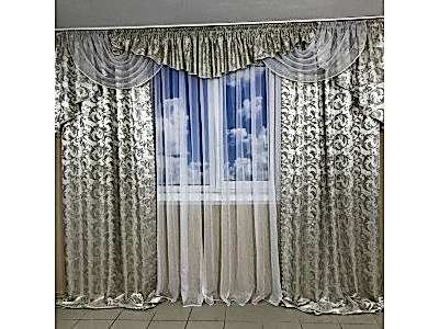 Классические шторы фото в интерьере пример 476