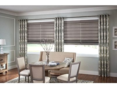 Классические шторы в гостиной фото в интерьере пример 1005