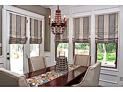 Римские шторы для частного дома фото в интерьере пример 1004