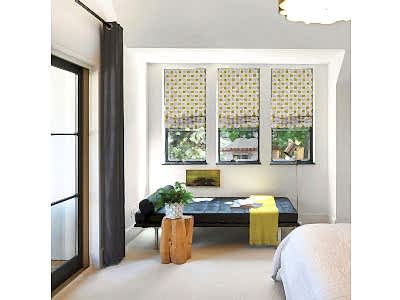 Римские шторы фото в интерьере пример 997