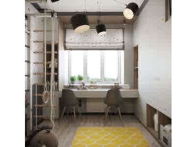 Римские шторы фото в интерьере пример 947