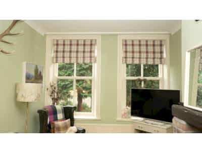 Римские шторы фото в интерьере пример 931