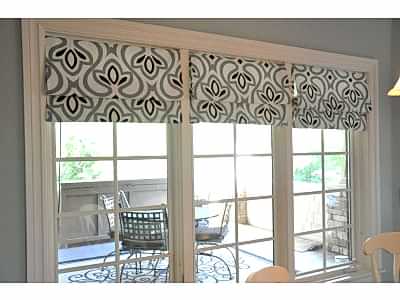 Римские шторы фото в интерьере пример 927