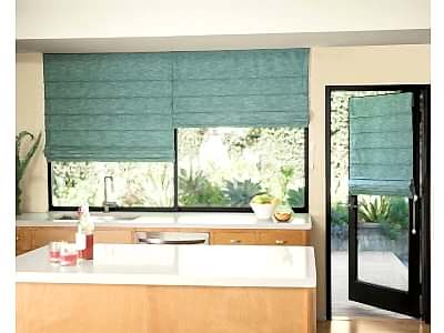 Римские шторы фото в интерьере пример 2078