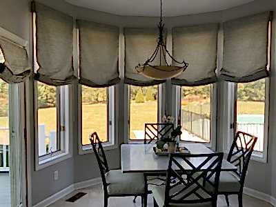 Римские шторы для частного дома фото в интерьере пример 1031