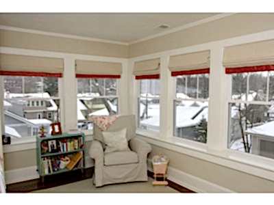 Римские шторы для частного дома фото в интерьере пример 2059