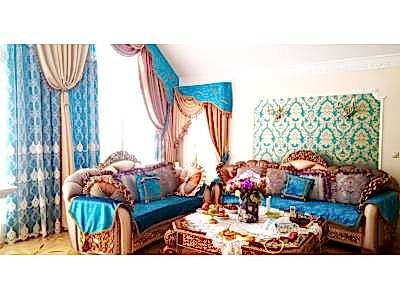 Дизайнерские шторы фото в интерьере пример 2182