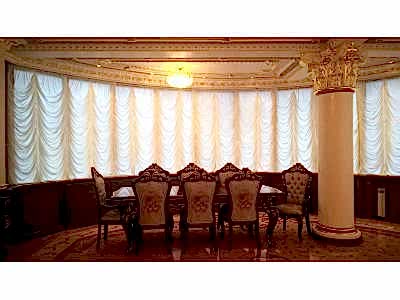 Французские шторы фото в интерьере пример 2188