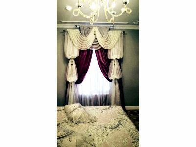 Французские шторы фото в интерьере пример 2142