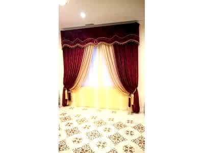 Ламбрекены для штор фото в интерьере пример 2193